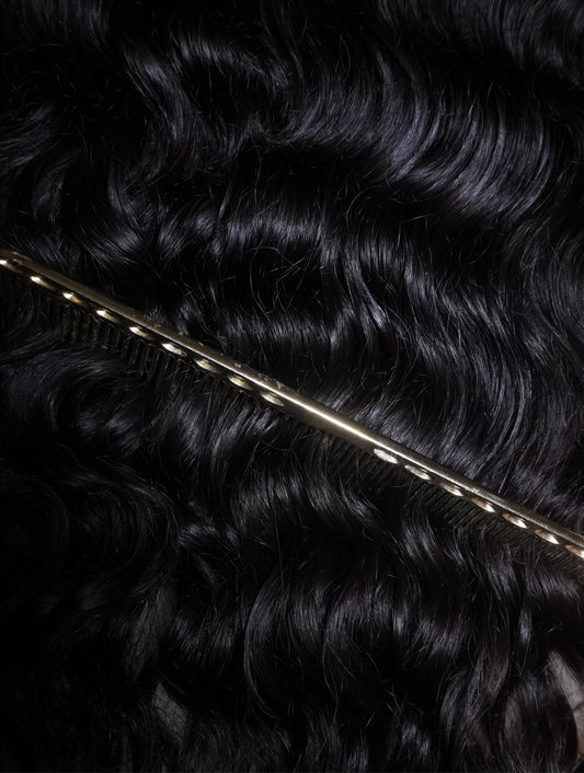 Raw South asian curly